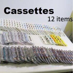 Used 1980s Cassettes $6 for 12 cassettes (send message)